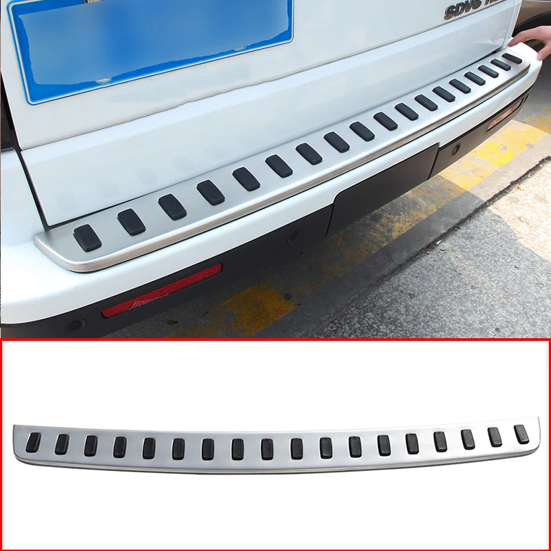 Rear Guard Bumper Protector Plate 304  Stainless Steel Cover StickerFor Land Rover Discovery 4 Car Styling Accessories(Original)