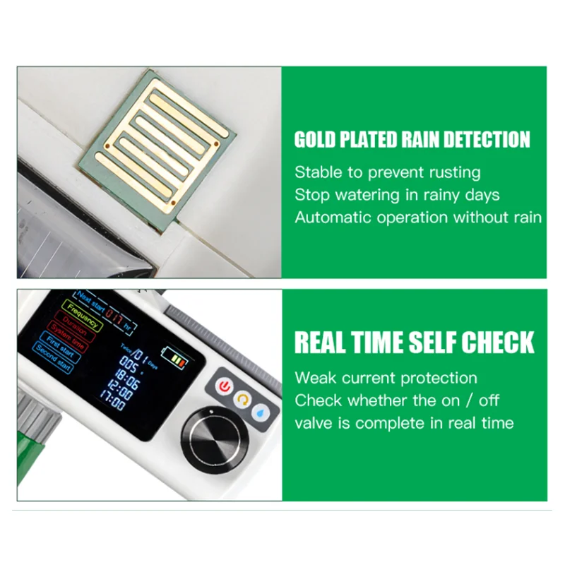 Solar Garden Watering Timer Automatic Electronic Watering Timer Digital Irrigation Controller System Water Timing Irrigation