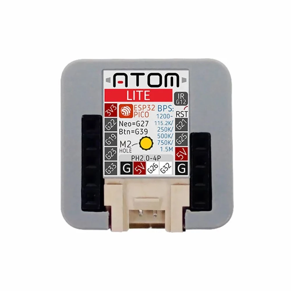 لوحة تطوير الأجهزة الذكية المدمجة M5Stack ATOM Lite ESP32 الأصلية مع مجموعة قابلة للبرمجة Wi-Fi #2