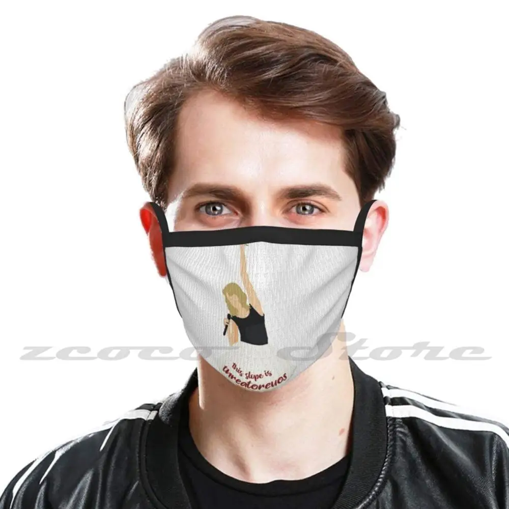 Máscara de arte con letras de Threatoreous, mascarilla con filtro lavable Pm2.5, para la boca, tendencia, letras de canciones de amor, letras de rosas