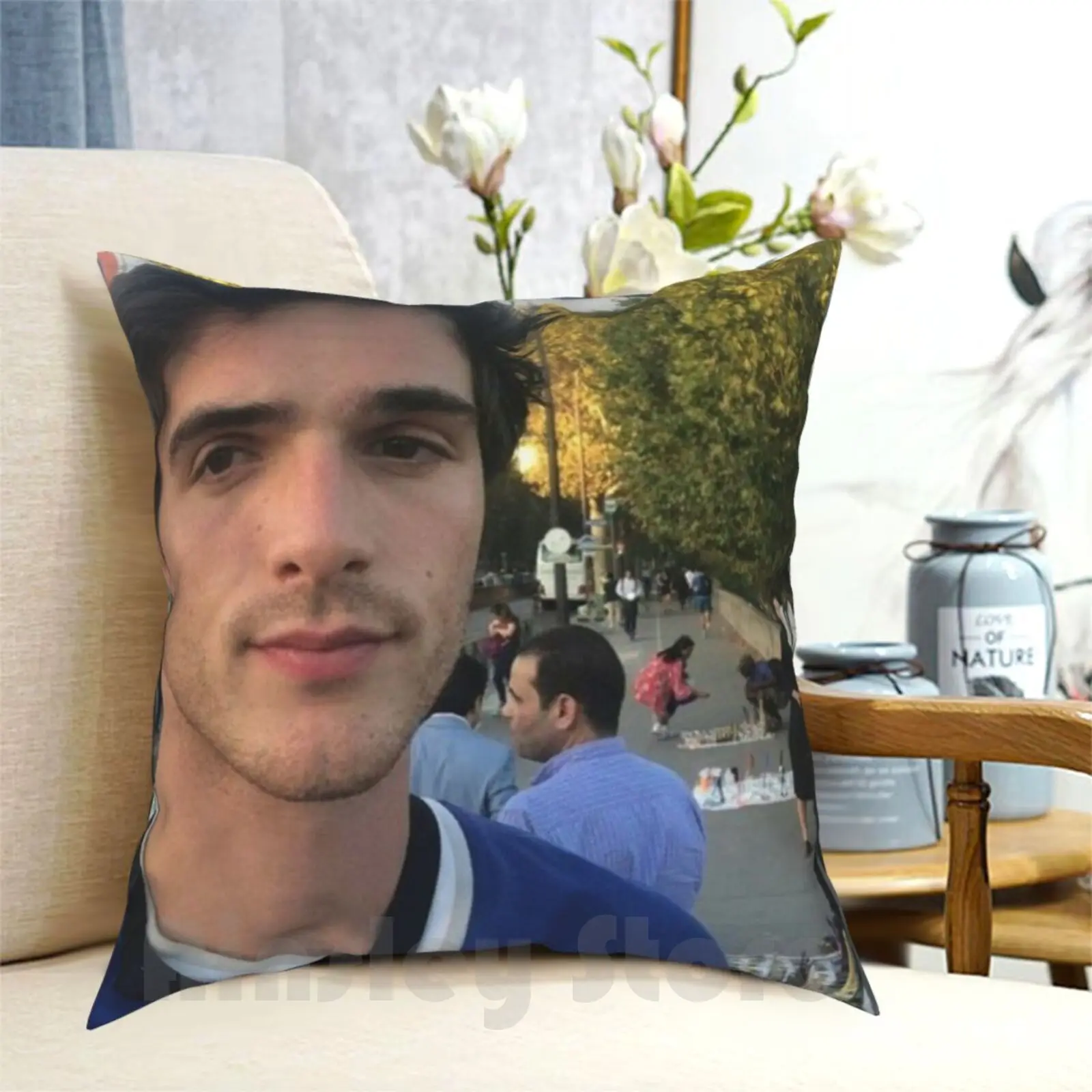 Jacob Elordi taie d'oreiller imprimée maison douce bricolage taie d'oreiller Euphoria Nate Jacobs Jacob Elordi