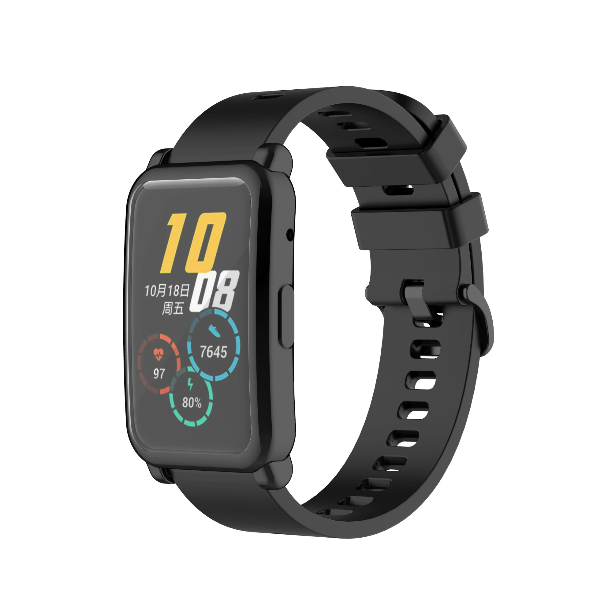 FIFATA-funda de reloj enchapada de silicona TPU para Huawei Honor Watch ES, carcasa protectora de reloj inteligente, accesorios para Honor ES, funda de reloj