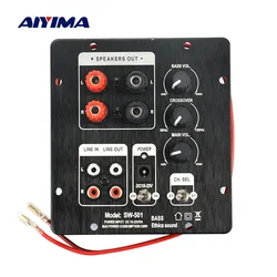 AIYIMA 2.1 Digital Subwoofer SMD Integrated Amplifier Audio Board Independent 2.0 Channel Output Home Sound Speaker Amplifier