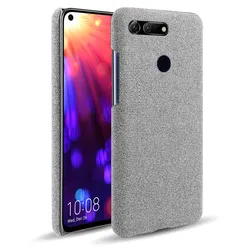 Cloth Cases for Honor View 20 Huawei Honor V20 Case Slim Retro Cloth Hard Phone Cover For Huawei Honor V20 PCT-AL10 PCT-TL10