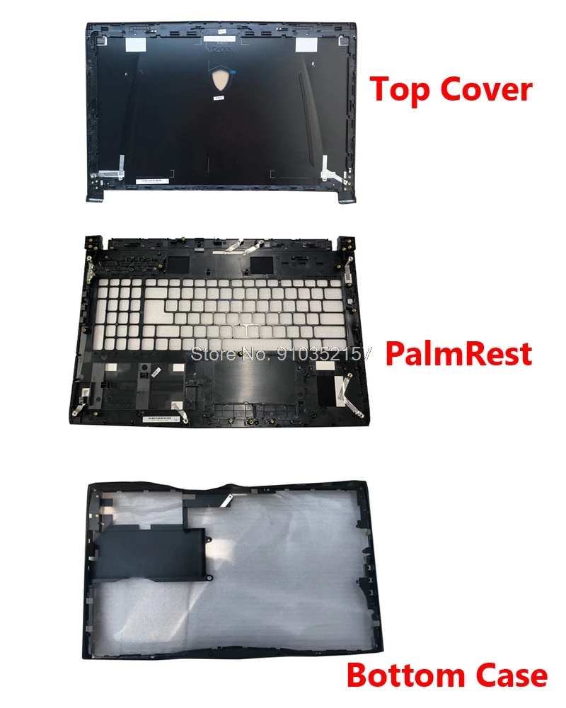 

LCD Top Cover Bottom Case Palmrest For MSI GT62VR MS-16L1 S5 S5-970M-67SH1 S6 MS-16L3 MS-16L3 3076L3A412Y31