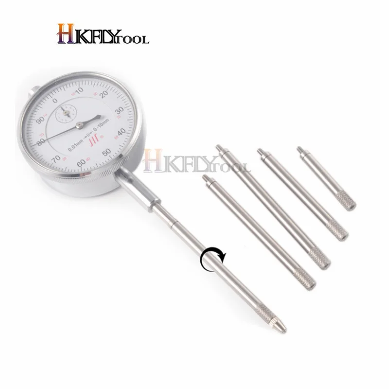 5 قطعة M2.5 20 40 60 80 100 مللي متر HSS مؤشر الطلب قضيب ضياء 5 مللي متر مؤشر رقمي تمديد الجذعية قضيب مجموعة ل قياس الارتفاع مقياس عمق