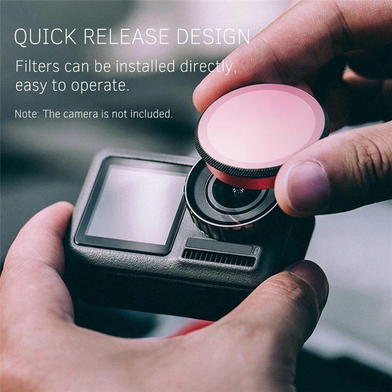 PGYTECH-Juego de filtros de gradiente de lente profesional, Kit de 3 piezas (ND8-GR ND16-4), filtro de lente de cámara de protección con paño de limpieza