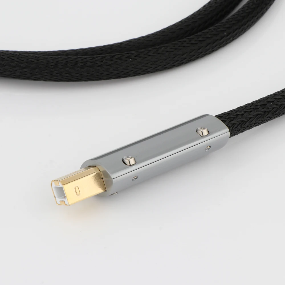 Monosaudio-Cable USB B para impresora Canon, Epson, HP, Samsung, escáner, 5M