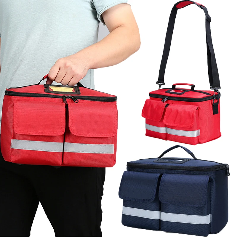 Empty First Aid Bag Portable Waterproof Medical Bag Outdoor Cars Emergency Survival Kit Camping Travel Bag 2021new Free Shipping