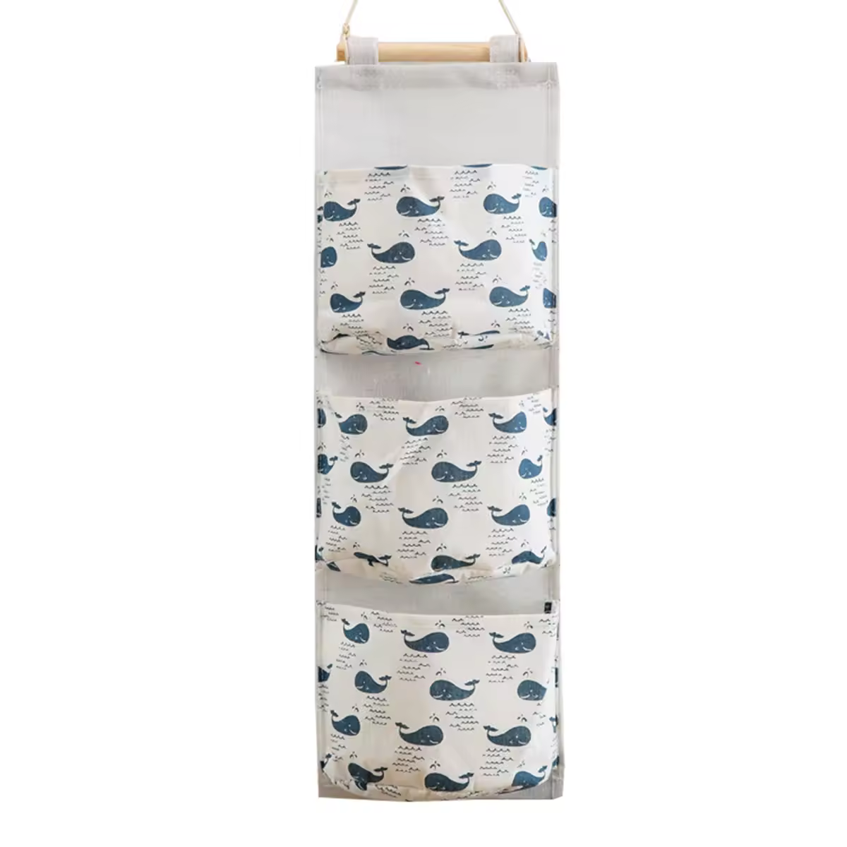 Wandmontierte Aufbewahrungstasche mit 3 Taschen, Leinenstoff, wasserdicht, Wandtür, Schrank, Hänge-Organizer für Schlafzimmer, Badezimmer, LBS