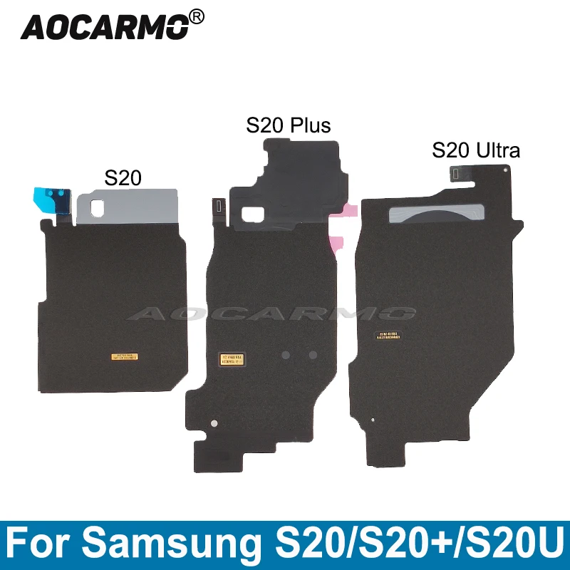 Aocarmo Charger Wireless Charging Induction Coil NFC Module Flex Cable For Samsung Galaxy S20 S21 S22 Plus Ultra S20+ S20US20 FE