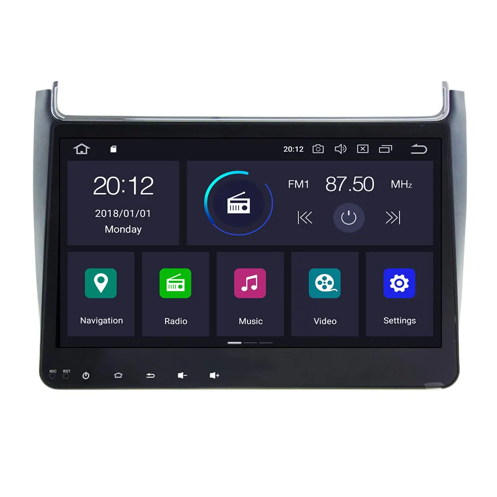 

Для VW POLO 2016 большой экран Android 10 4 + 128G экран Автомобильный мультимедийный DVD-плеер GPS-навигация автомобильное аудио Радио Стерео головное устройство