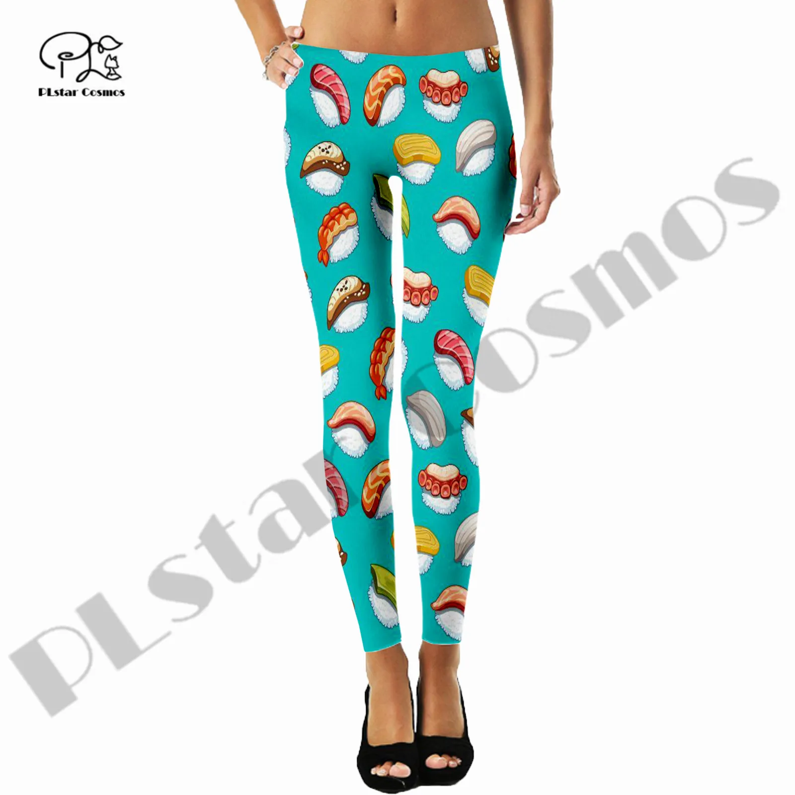 PLstar Cosmos Newest Women 3Dprint Tattoo Sushi Rooster Leggings Plus US Size Workout Leggings Slim Pants Sexy Fitness Leggings2