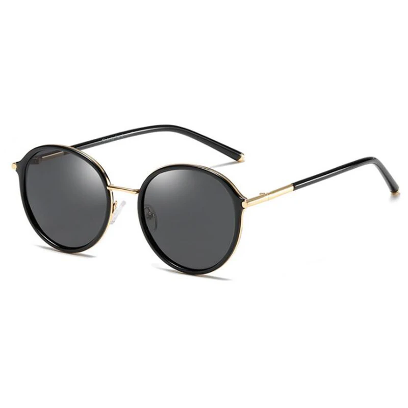 Short-sight Prescription Polarized Sunglasses Women Round Antireflection Nearsighted Sun Glasses 0 -0.5 -0.75 To -6.0