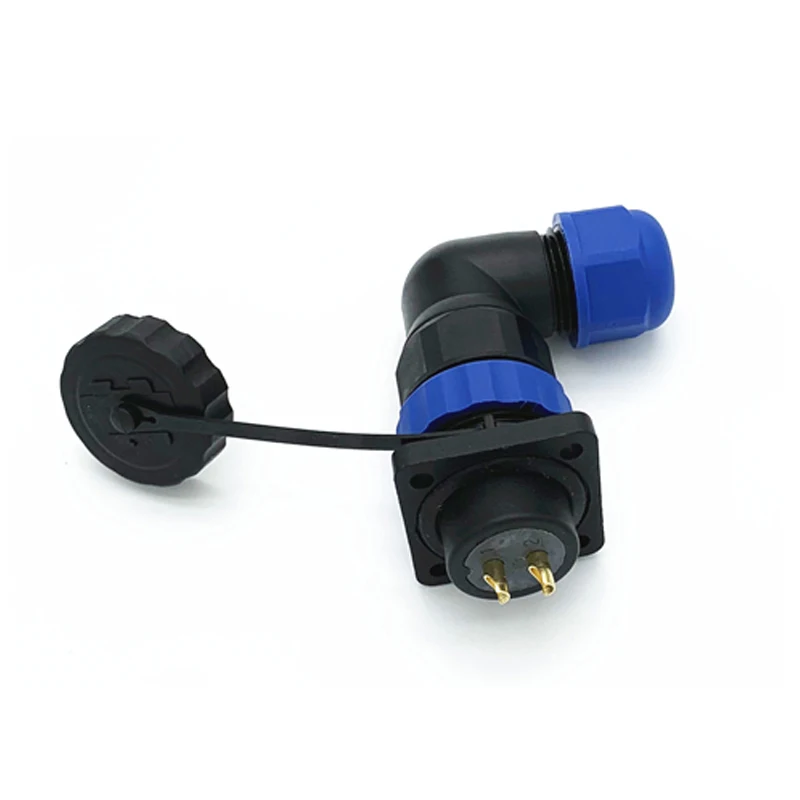 CONNECTOR PLUG SP20 Aviation Plug socket Industrial cable Square IP68 L TYPE waterproof connector 1/2/3/4/5/6/7/9/10/12/14 Pin