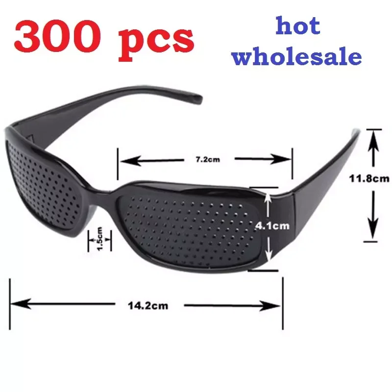 

Pinhole Glasses 300 Pcs Eyewear Unisex Vision Care Pin Hole Glasses Eyeglasses Eye Exercise Eyesight Improvement Glass Wholesale