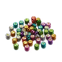 Round acrylic alphabet beads for jewelry #5