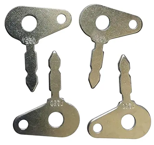 

(4) Keys for Massey Ferguson MF231 MF240 MF250 MF253 MF270 MF282 MF290