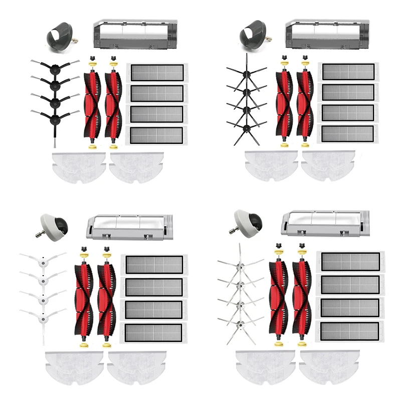 Whole Set Accessories for Roborock S5 Max / S6 Max / S6 Maxv / S6 Pure Robot Vacuum Cleaner Washable Main side brush filter mop
