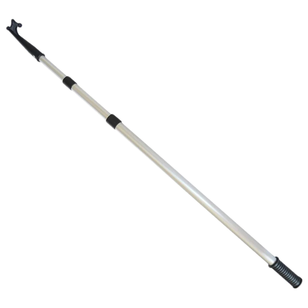 Boat Hook -Telescoping, Floating & Unbreakable - Extends From 42' To 92'