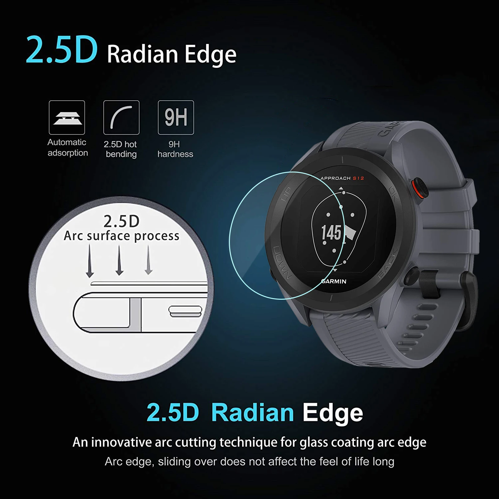 3 шт./упаковка, защитное закаленное стекло для смарт-часов