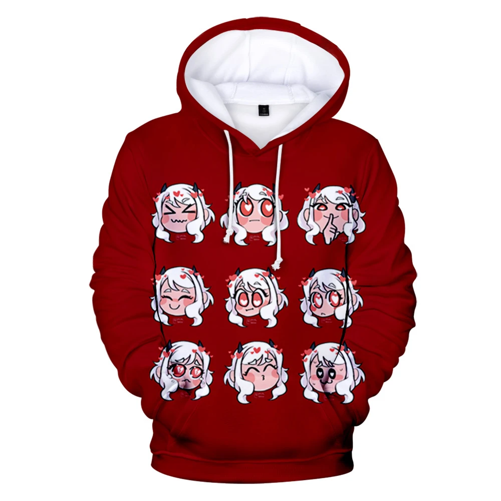 Sweatshirt Bertudung Nertaker Mode Harajuku 3D Pulover Longgar Anak Laki-laki Hoodie Permainan Kasual Cosplay Nertaker Ukuran Besar