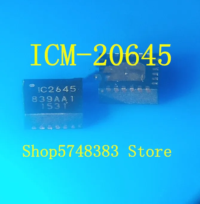 

1PCS-10PCS/LOT new original ICM-20645 ICM20645 IC2645 QFN IC Gravity sensor chip