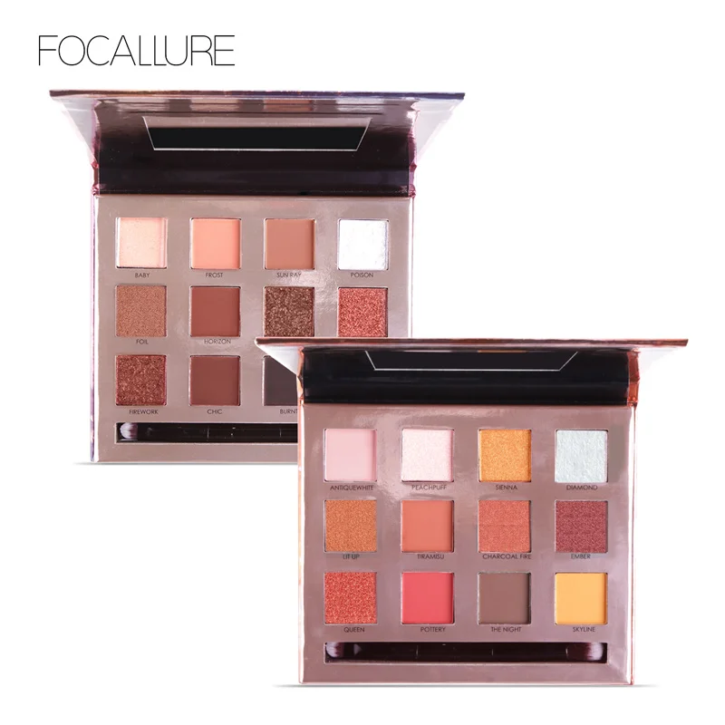 FOCALLURE Eye Shadow Palette Matte Glitter Eye Shadow Cosmetic Waterproof High Pigmented Professional Makeup Palette Wholesale