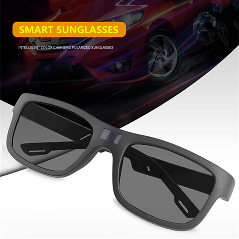 ZHIYI Smart Chameleon Driving Glasses LCD Computer Chip 0.1 Second Photochromic Polarized Sunglasses Wholesale Eye Protection