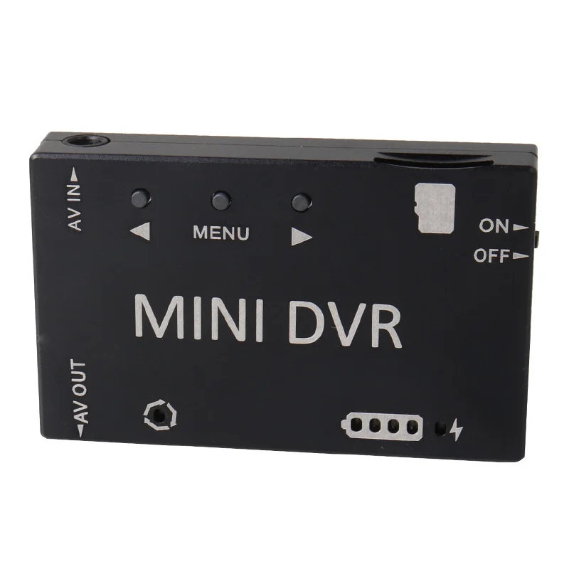 Gravador fpv mini dvr hd 5.8g, microgravador de áudio e vídeo, bateria embutida para rc, drone de corrida, freestyle, receptor, peça do monitor