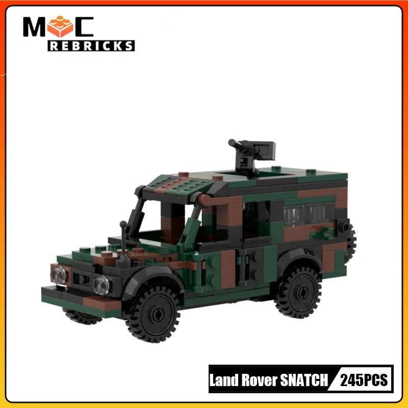 MOC Building Block Loadable Soldiers SWAT Cars Military Series Off Road Armored Vehicle Guard Car small particles Puzzle Toy