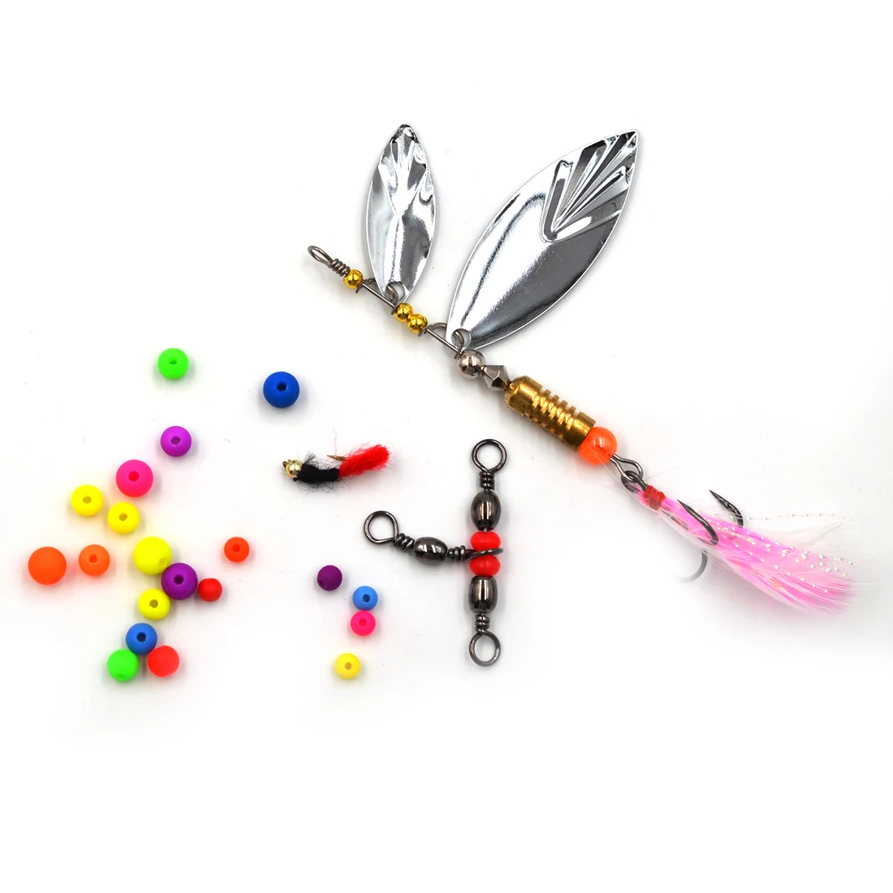 MNFT 200Pcs/Pack Carp Fishing Rig Beads Lure Spinners Sabiki  DIY  4mm 5mm 6mm Multiple Color Plastic Beads Stops