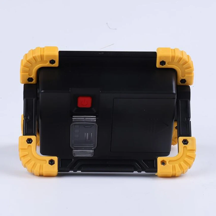 2 cob 20w conduziu a luz do trabalho, recarregável portátil à prova dwaterproof água conduziu luzes fortes para acampamento ao ar livre caminhadas reparação de carro de emergência