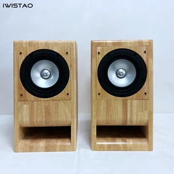 IWISTAO HIFI Speaker Finished  6.5 Inches 1 Pair Labyrinth Structure Solid Wood for Mark Full Range Speakers Unit CHN110