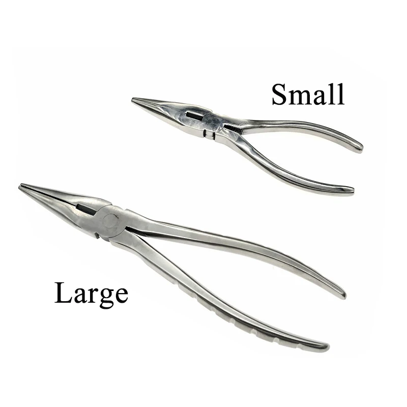 

Pet Orthopedic Surgical Instruments Kirschner Wire Pliers Needle-nose Vise Flat-nose Stainless Steel 16cm 21cm Clinic Supplies