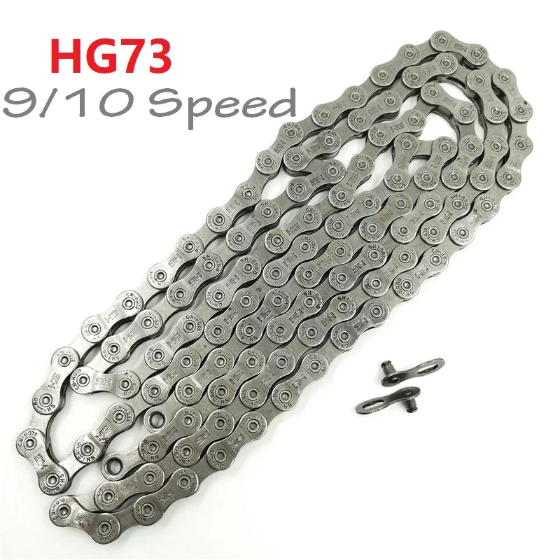 

Original CN-HG73 Chain 116 Links For DE LX 9 Speed HG73 MTB Mountain Bike Cassette Freewheel Chain 9/10 Speed Bicycle Chain