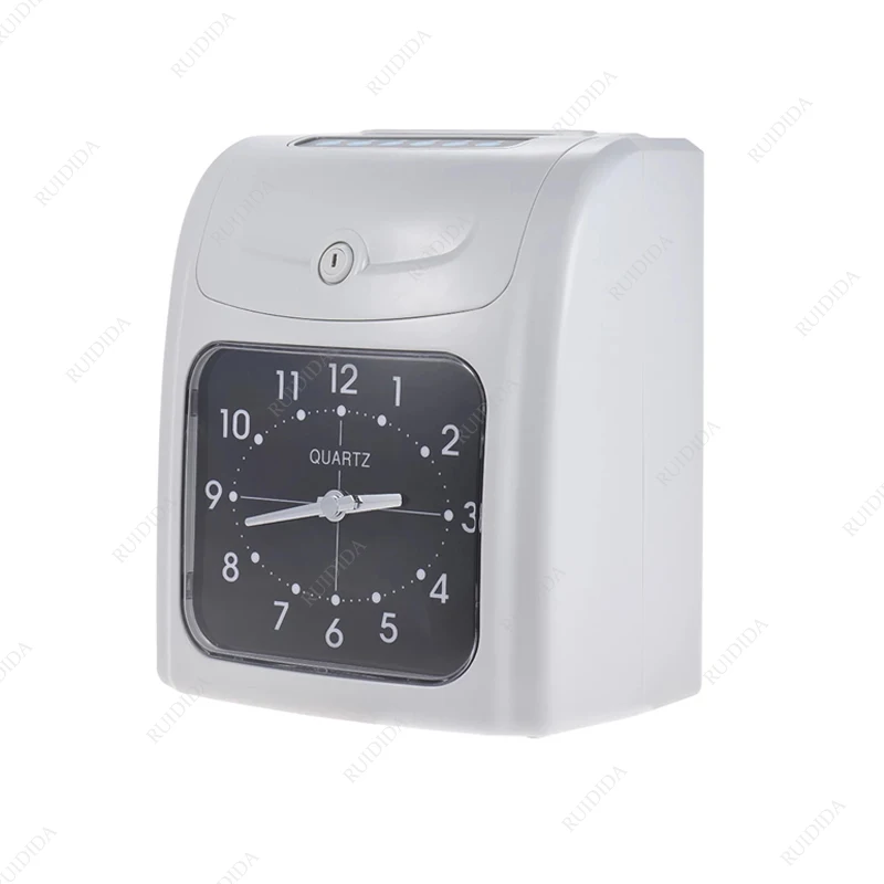 Electronic Time Recorder Employee Time Recording Attendance Machine Time Clock Recorder Attendance Time Card for Time Recorder