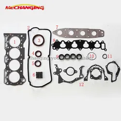 G133B G13BB For SUZUKI CARRY SWIFT II BALENO Hatchback JIMNY WAGON R+ 1.3L Engine Rebuild Kits Engine Gasket 11402-61861