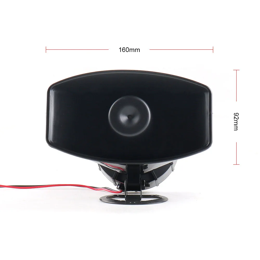 12V 7 Sounds 130dB Wireless Electronic Siren Loud Car Warning Alarm Police Fire Siren Horn Car ccessories