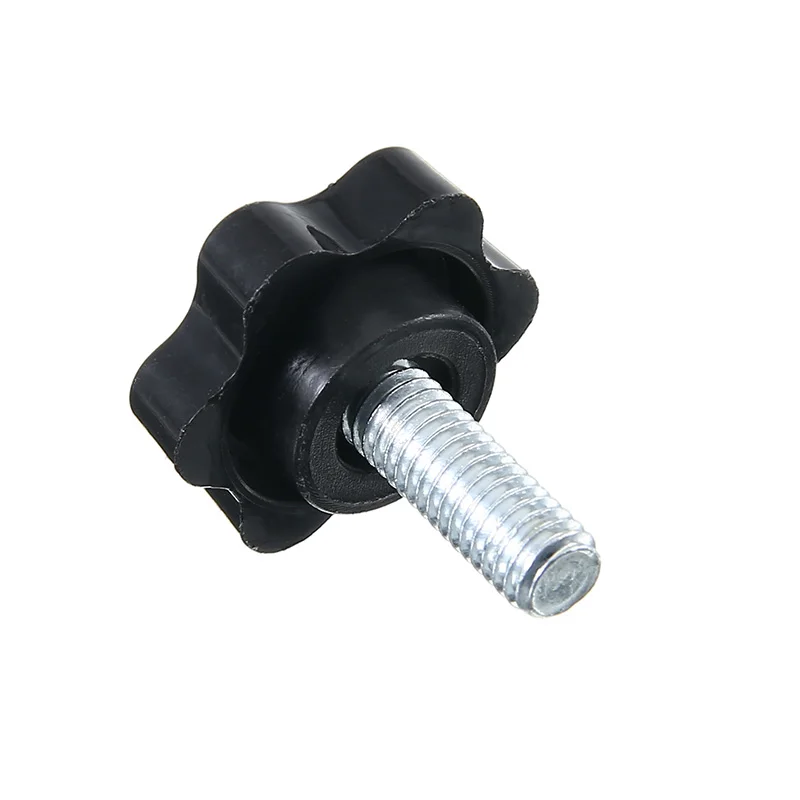 5/10pcs M5 M6 M8 Thread Star Shaped Head Thread Clamping Screw Bolt Knob For Industry Equipment Plastic Carbon Steel