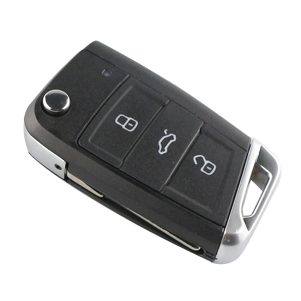 YIQIXIN Flip 3 Button Folding Key For VW Volkswagen Tiguan A7 MQB VII Golf 7 MK7 4 5 Passat B5 B6 Polo Touran For Skoda Octavia