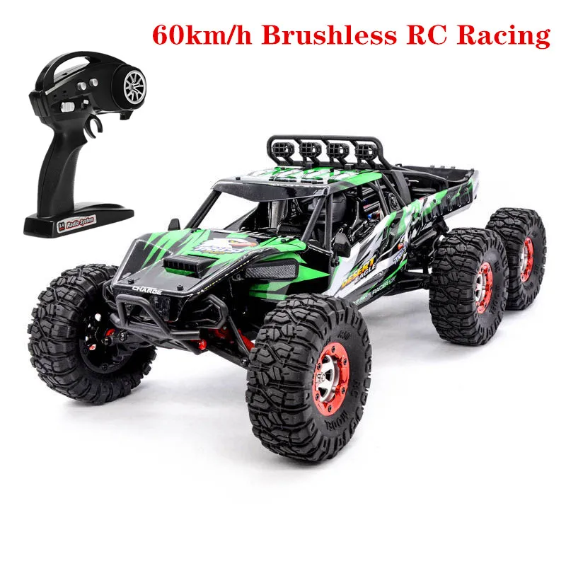 

FEIYUE FY-06 1:12 2.4GHz Remote Control 6WD Brushless Waterproof Motor Off-Road Desert High-Speed Car 60km Metal Shock absorber