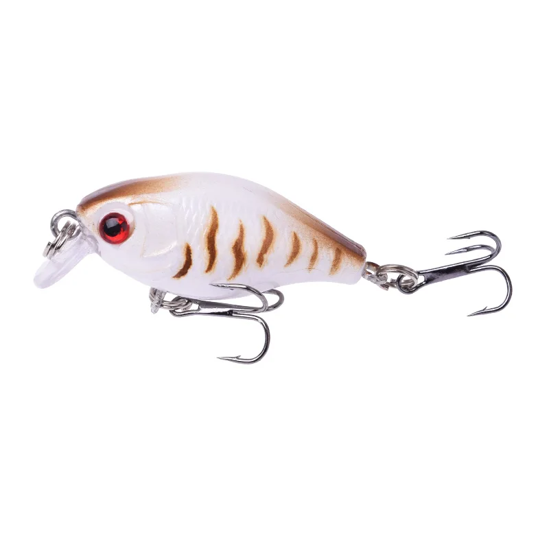 1Pcs Crankbait Minnow Angeln Locken 45mm 4g Wobbler Künstliche Harten Köder Schwimm Meer Bass Köder Kunststoff Fisch angelgerät