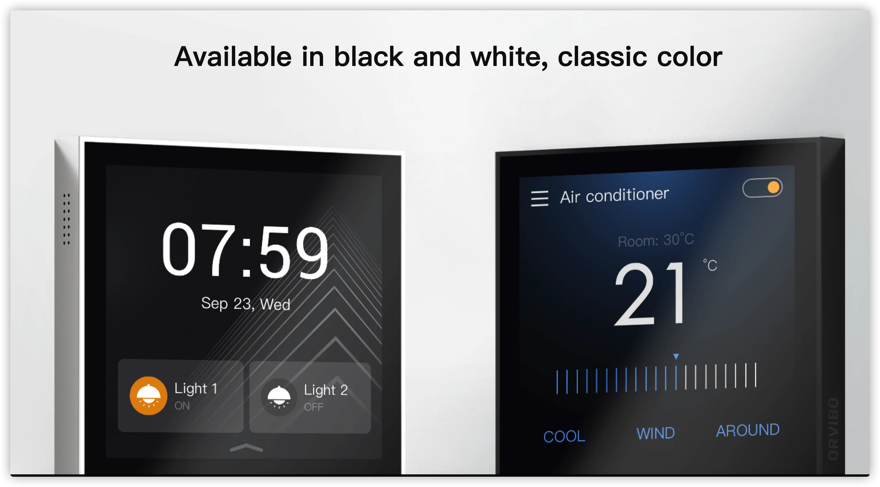 ORVIBO-Panel de puerta de enlace inteligente MixPad C2, luces de Control de pantalla táctil, aires acondicionados, cortinas