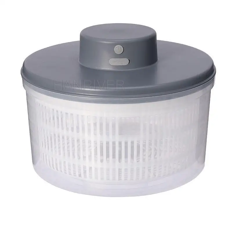 3L الكهربائية الخضروات مجفف مبشرة سلطة دوارة ديهيدراتور متعددة الوظائف الفواكه غسل استنزاف سلة USB شحن المطبخ تجفيف