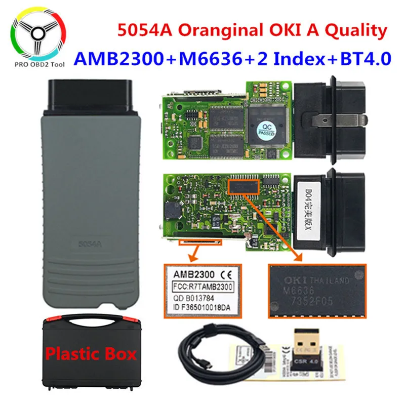 Original OKI 5054A 7.2.1 With Bluetooth AMB2300 6154A V166 Support posch 6154a 1.8.9 WIFI forVAG OBD2 Car Diagnostic Tool