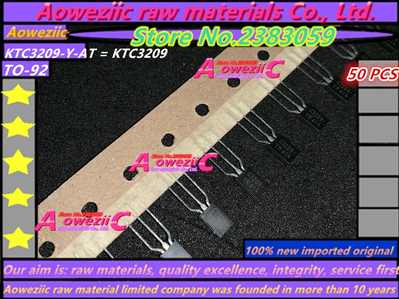 Aoweziic 100% nuovo originale importato BF493S BF393 BF493 BC517G BC517 MPS6531 KTC3209-Y-AT KTC3209 TO-92 PNP transistor