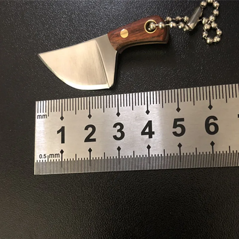 فاسق سكين صغير الفأس المفاتيح حلقة رئيسية للنساء الرجال الإبداعية كول أدوات المطبخ المصنوعة من الفولاذ المقاوم للصدأ حقيبة سيارة Airpods صندوق اكسسوارات #6