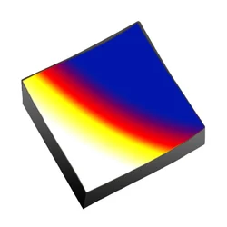 Spettrometro a fase liquida a griglia concava olografica elemento ottico 1200 linee ad alta precisione utilizzano banda 190-850nm