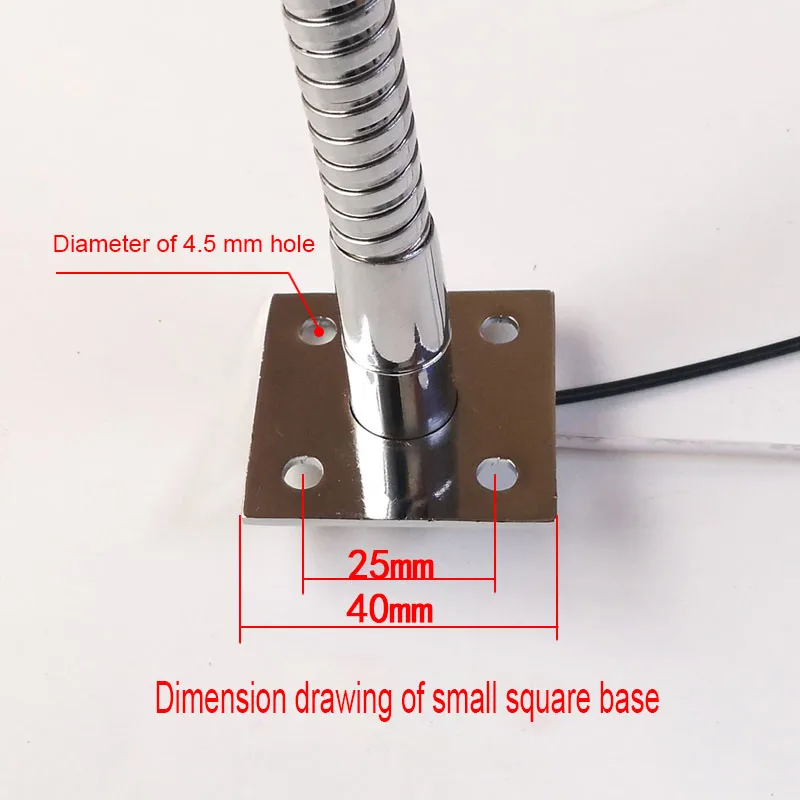 "Pescoço de ganso com suporte/clipe,